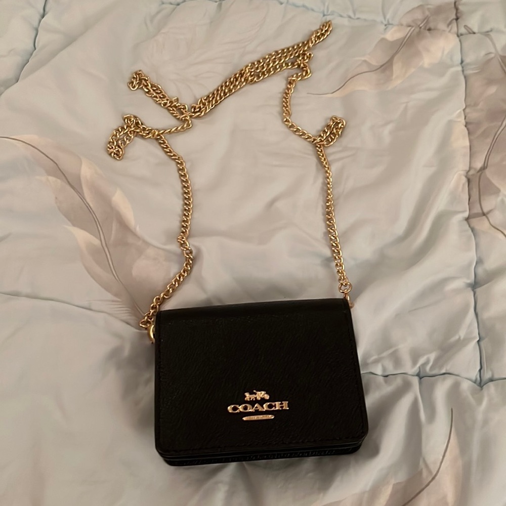 Mini coach cross body bag